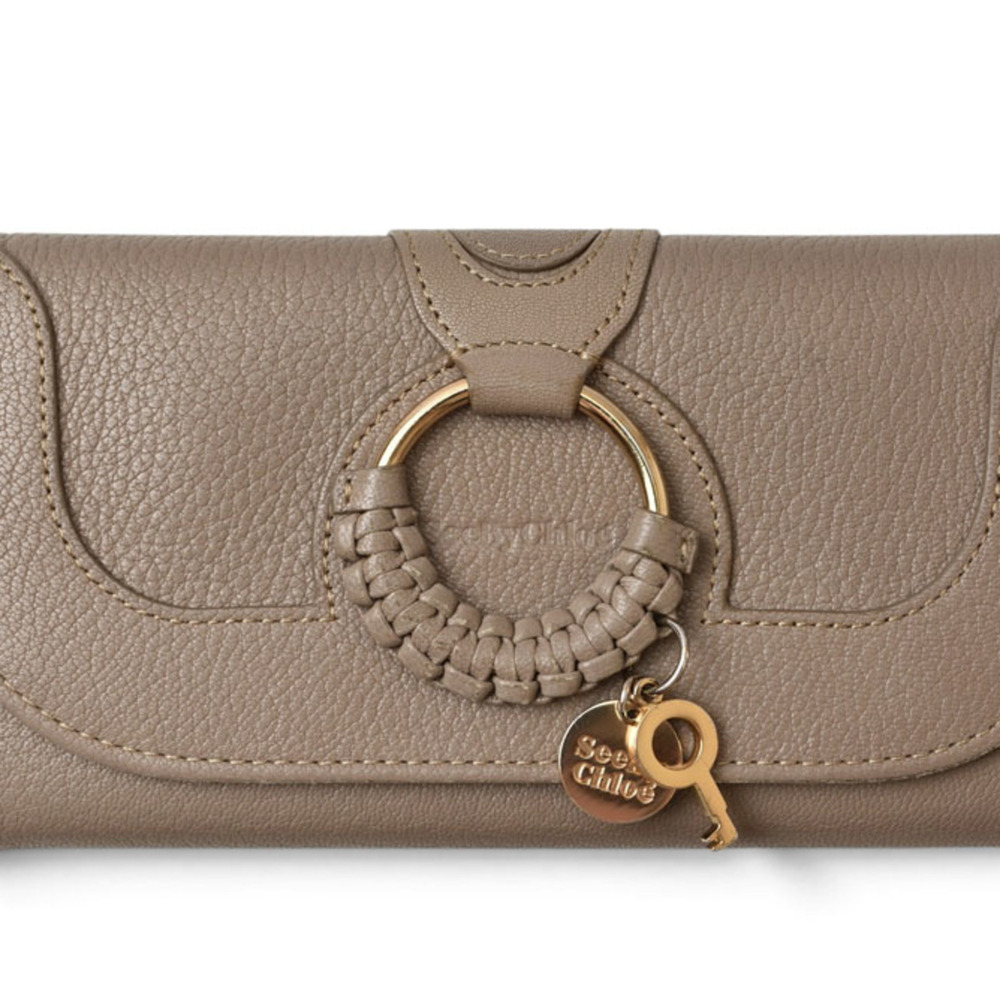See by Chloé See by Chloe wallet, long HANA design, Motty Grey, women's.